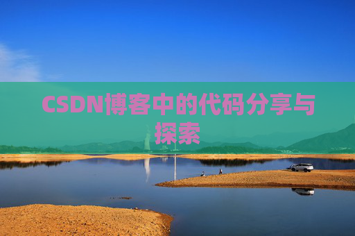 CSDN博客中的代码分享与探索